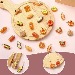 Pendenti in resina imitazione cibo 32 pz 16 stili&nbsp;FIND-SZ0004-08
