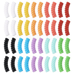 100 pz 10 colori perline acriliche opache&nbsp;OACR-TA0001-22