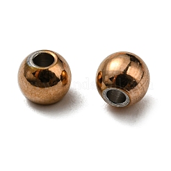 Ionenplattierung (IP) 304 Edelstahl-Abstandsperlen&nbsp;STAS-L187-4mm-09RG