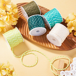 Cordon tressé en polyester 5 couleurs de 50 m&nbsp;OCOR-TA0004-08