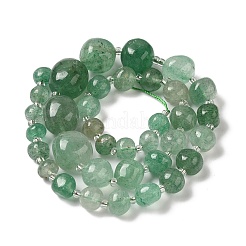 Perles vertes naturelles quartz fraise brins&nbsp;G-Q169-E06-01A