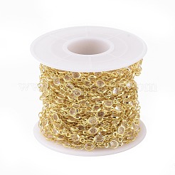 Handgefertigte Gliederketten aus Glas&nbsp;CHC-F009-02-G