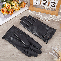 Warme PU-Lederhandschuhe für Herren&nbsp;AJEW-CL0003-31A