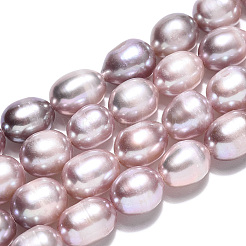 Brins de perles de culture d'eau douce naturelles&nbsp;PEAR-N012-07P