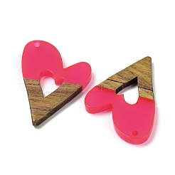 Pendenti in resina e noce&nbsp;WOOD-I013-08C