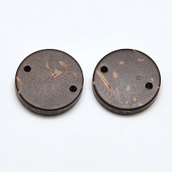 Tondo piatto 2 bottoni in cocco buche&nbsp;LS-BUTT-P008-20