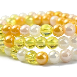 Brins de perles de verre électrolytiques transparents&nbsp;GLAA-YW0003-21
