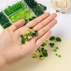 Kits de fabricación de joyas de la serie verde de diy&nbsp;DIY-YW0002-94E