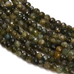 Brins de perles de tourmaline verte naturelle&nbsp;GG-CBAA9B4-B01-02