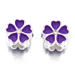 Abalorios europeos del esmalte de la aleación&nbsp;MPDL-T005-005C-RS
