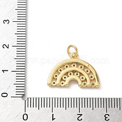Colgante micropavé cubic zirconia de latón&nbsp;KK-D502-29A-G