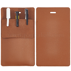 Estuche rectangular de cuero sintético para bolígrafos&nbsp;LS-AJEW-WH20060-95B