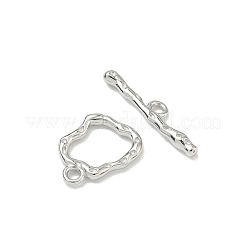 925 Sterling Silber Knebelverschlüsse&nbsp;STER-A051-01A-P