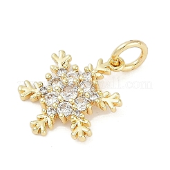 Cremagliera placcatura micro ottone spianare pendenti zirconi&nbsp;KK-H509-12G-01
