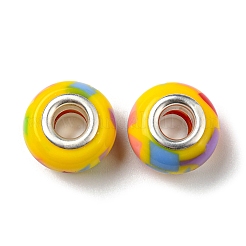 Cuentas europeas de resina de estilo bohemio&nbsp;RESI-D069-01B