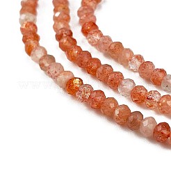 Natürliche sunstone Perlen Stränge&nbsp;G-L597-B02-02
