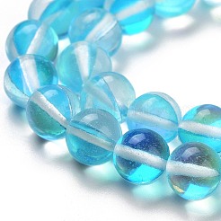 Perles en verre transparentes&nbsp;GLAA-B022-8mm-17