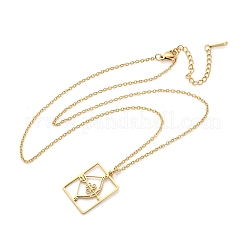 Collier en acier inoxydable 304&nbsp;NJEW-D330-01G-09