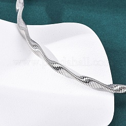 Halsketten mit gedrehter Eisenkette&nbsp;NJEW-G163-01P