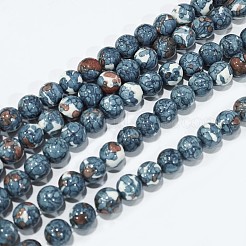 Synthetischen Meer weißer Jade runde Perle Stränge&nbsp;X-G-M165-8mm-15