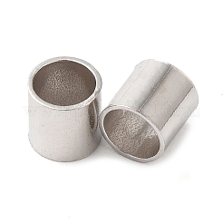 Rhodinierte 925 Crimpperlen aus Sterlingsilber&nbsp;STER-Z006-01F-P