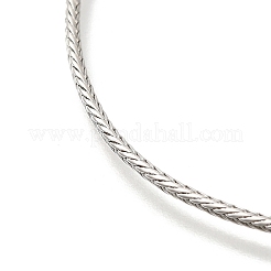 Bracelets à chaîne en serpent en laiton&nbsp;BJEW-M043-02P