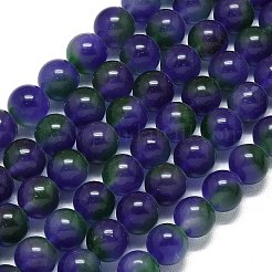 Chapelets de perles en jade de malaisie naturelle&nbsp;G-B165-C02-12mm