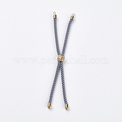 Création de bracelets à cordon torsadé en nylon&nbsp;X-MAK-F018-07G-RS