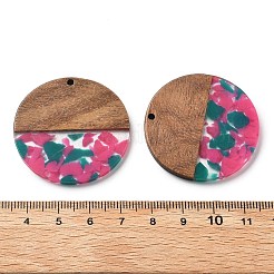 Pendentifs en résine et noyer&nbsp;FIND-R051-05D