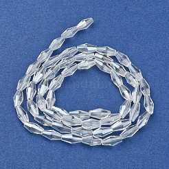 Galvanisieren Glasperlen&nbsp;X-EGLA-R020-8x4mm-13