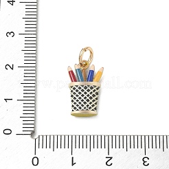 Pendentifs en laiton peints&nbsp;KK-CBAEB58-07C
