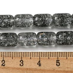 Transparent Knistern Glasperlen Stränge&nbsp;GLAA-NH0001-04D