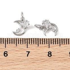 Shegrace Messing-Anhänger mit Mikropavé-Fassung aus klaren Zirkonia&nbsp;XGRQ4N730-708P