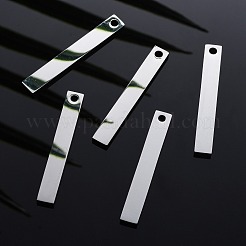 Pendentifs gravés sur quatre côtés en acier inoxydable 304 résistant au ternissement&nbsp;STAS-I140-30A-S