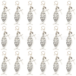 Décorations de pendentif en alliage 30pcs&nbsp;HJEW-YW00475