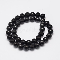 Natürliche augenlose Obsidianperlenstränge&nbsp;X-G-K123-06-6mm
