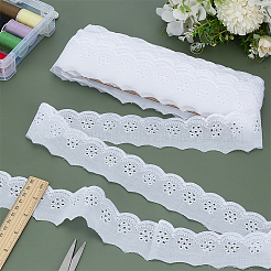 Ruban de garniture en dentelle en polyester de 16 mètre&nbsp;OCOR-WH0070-179B