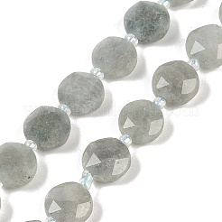 Natürliche weiße Jade (gefärbt) Perlenstränge&nbsp;G-C116-A36-01