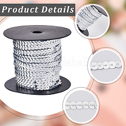 2 Rolle Paillettenperlen aus Kunststoff&nbsp;FIND-CY0001-13D