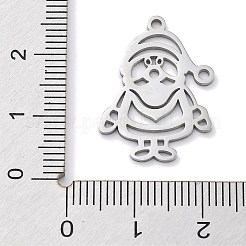 Pendentifs en acier inoxydable 304 anti-ternissement sur le thème de Noël&nbsp;LS-STAS-R003-04P-02