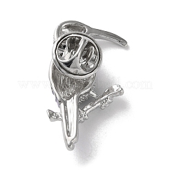 Specht Platin Zink Legierung Emaille Pin&nbsp;JEWB-D068-02P-02
