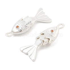 Pendentifs en laiton zircon cubique transparent&nbsp;KK-C080-02A-S