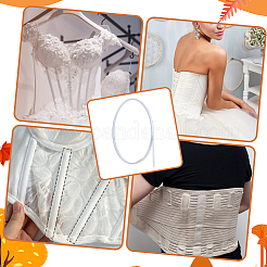 Disossamento in acciaio ricoperto di plastica per trambusto abito da sposa&nbsp;DIY-WH0304-604A