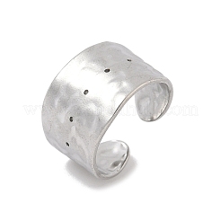Anillos de puño abiertos de acero inoxidable 304&nbsp;RJEW-A079-01H-P