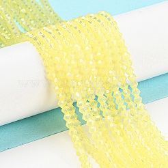 Peinture de cuisson perles de verre transparentes brins&nbsp;DGLA-F029-J2mm-06