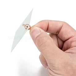 Fermagli magnetici in ottone placcato cremagliera con passanti&nbsp;X-KK-F801-02B-RG