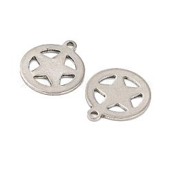 Anlaufgeschützte Charms aus Edelstahl 201&nbsp;STAS-Z049-02P
