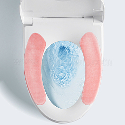 Cuscino per sedile WC autoadesivo in poliestere&nbsp;AJEW-CN0007-82