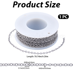 Cadenas de cable de acero inoxidable 304 de 20 m&nbsp;CHS-BM0001-01