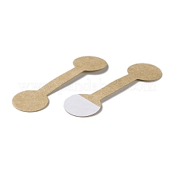 Faltbare Blanko-Preisschilder für Schmuck aus Kraftpapier&nbsp;CDIS-C006-02B